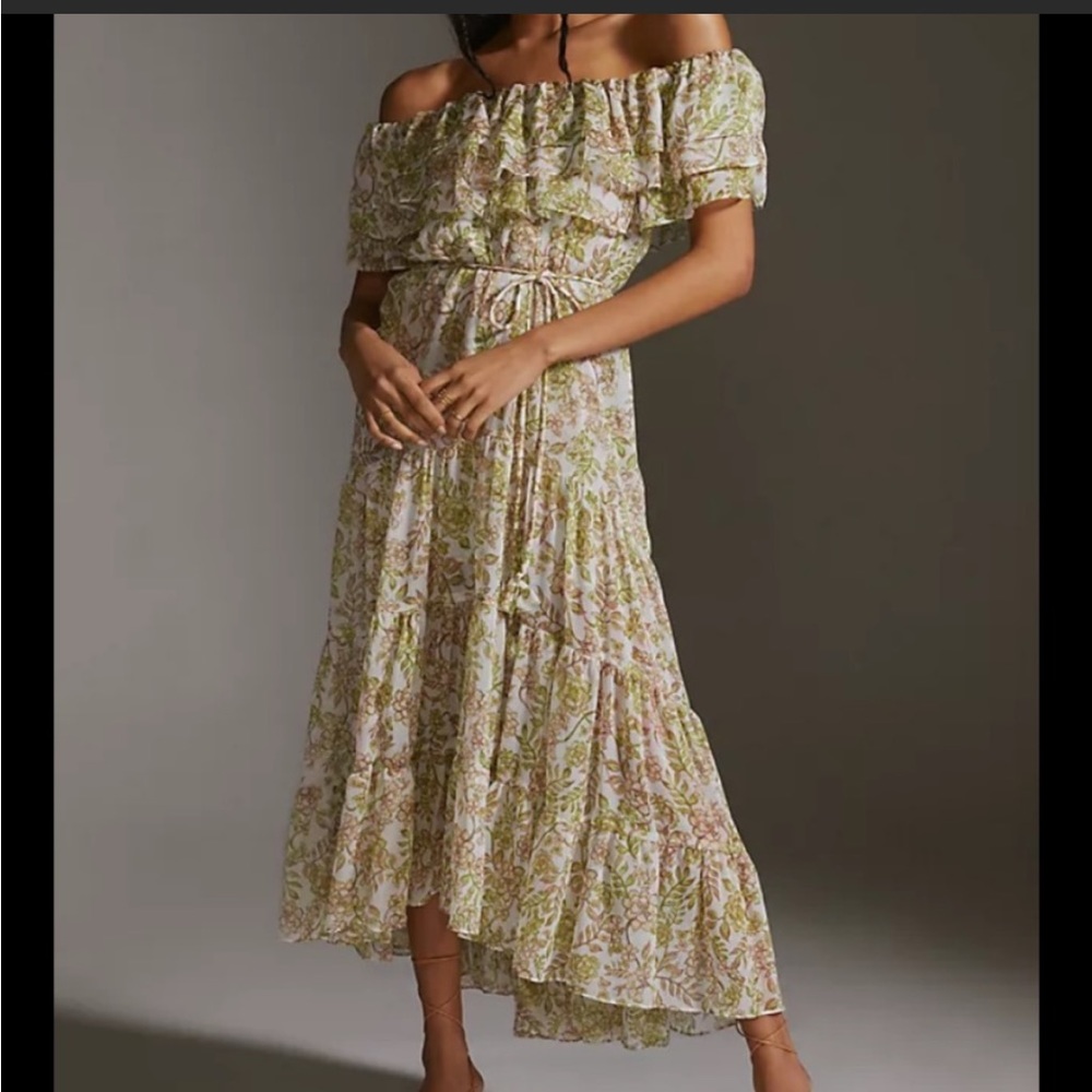 Olympia Dress in Green Goddess MISA Los Angeles